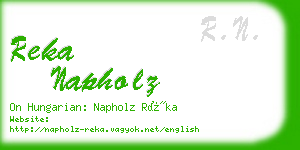 reka napholz business card